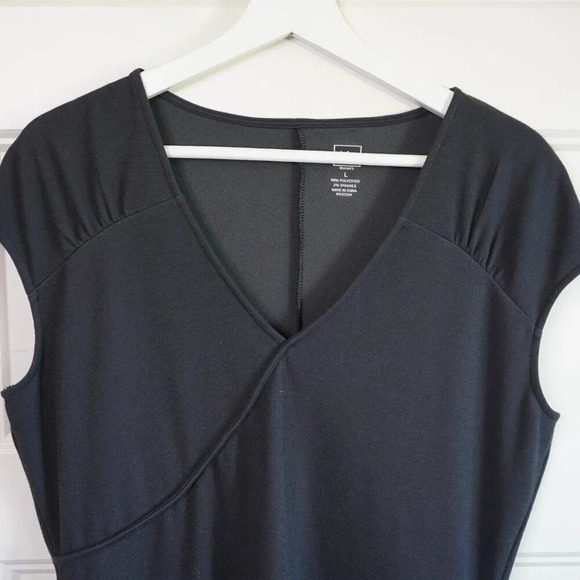 REI Dress Womens Large‎ Black Stretch Pullover Ladies Camp Outdoors - Picture 2 of 7
